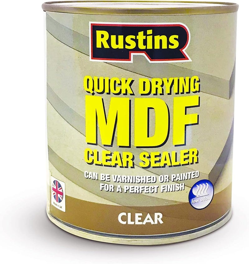 RUSTINS Quick Dry MDF Sealer - Professional Sealant for Rapid Results, 500ml - Image 1